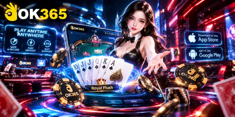 Cách tải app OK365 về điện thoại IOS & ANDROID